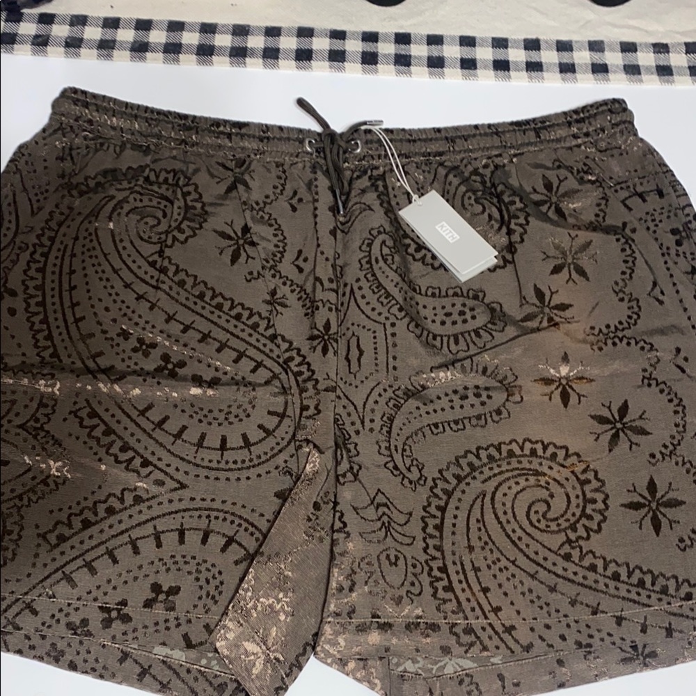 Kith Brown Paisley Cargo Shorts